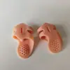 Separador de Dedos del Pie de Doble Agujero Separador de Dedos Superpuestos de Silicona Protectores para Pies