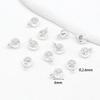 Cuentas de camiseta de oro real de 18k cuentas sueltas hechas a mano accesorios de joyería diy pulsera chapada en oro con cuentas accesorios para collar accesorios C01