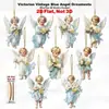 Venta Caliente Transfronteriza Set de Decoración de Madera Victoria Angel Decoración Tradicional Festiva Decoración para el Hogar y la Ventana