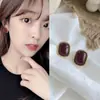 @Oferta Especial Brincos Elegantes Estilo Francês Estilo Coreano Moda Retrô Brincos Simples de Resina Joias Transfronteiriças Atacado