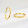 2025 nueva versión coreana de anillo simple de acero de titanio un diamante engastado anillo para amantes de los diamantes anillo de temperamento de celebridad de internet venta al por mayor de joyería