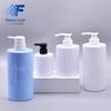 Custom 200ml500ml750ml800ml Shampoo Flat Shoulder Bottle Garrafa de plástico pet Body Soap Wash Bottle