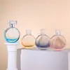 Estoque Pronto do Fabricante Frasco de Perfume Redondo Plano de Vidro 30ml, Frasco Reembalado Spray de Baioneta Atende à Mesma Embalagem