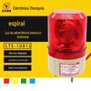 Luz de advertência rotativa LTE-1081J som e luz de alarme de alarme de luz de alarme caixa de guarda de luz de alarme Parafuso fixo