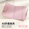 Carpeta A4 con compartimentos al 50% de descuento, portapapeles de escritura portátil, resistente para uso estudiantil y de oficina, color macarrón