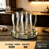 Modelo Nuevo 2025 Vaso para Cerveza Artesanal Blue Mountain, Vaso de Agua de Cristal de Lujo de Alta Gama, Vaso para Cerveza de Barril, Set Blue Mountain