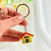 Llavero Creativo de Goma Suave de PVC Dibujos Animados Regalo Colgante DIY Papelería de Simulación Accesorios de Llavero Periféricos de Lápiz