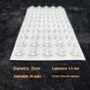 Direto da fábrica Silicone Hemisférico Cilíndrico Trapezoidal Anti-colisão Antiderrapante Absorvente de Choque Silenciador Doméstico Autoadesivo Fácil Rasgar Almofada de Borracha Granular