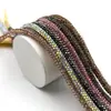 Atacado do Fabricante Corda de Strass Tubo Redondo Acessórios de Joias DIY Materiais para Roupas e Sapatos Strass Colorido Redondo Corda para Celular Personalização