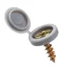Tornillo autorroscante conjoined M4M5M6 tapa decorativa a prueba de polvo antioxidante tapa decorativa tornillo de cruz tapa de plástico fea