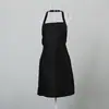 Delantal de Color Sólido sin Mangas, Moderno y Sencillo, Anti-Manchas, con Logo, Ropa de Trabajo de Cocina, Exportación Europea, Procesamiento de Muestras