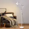 Luminária de Chão Dobrável de Braço Longo LED Proteção Ocular Estudo Escandinava Casual Sala de Estar Quarto Estudo Escritório Luminária de Mesa Vertical