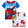 Ropa de Casa Manga Corta para Niños con Historia de Aviones Traje de Verano para Niños Traje para Aire Acondicionado Pijama de Dibujos Animados C04