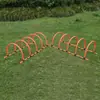 Equipo de Entrenamiento de Fútbol Arco de Fútbol Control de Balón Dribling Obstáculo Valla Marco de Valla Pequeña Arco Desmontable de Fútbol