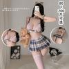 Gato Divertido Sexy JK Ropa Interior de Sexo Puro Ropa Ropa Uniforme de Mujer Campus Pasión Coqueteo Tentación Conjunto de Pijama