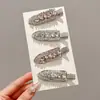 Presilhas de cabelo de alta qualidade, estilo coreano, nicho, para mulheres, doces e de luxo leve, estilosas e versáteis, presilhas laterais sem costura para franja