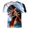 Mi vida depende de mí. No puedo evitar ser el niño demonio del cielo. La camiseta del mar de mar tendencia de impresión de verano para adolescentes cuello redondo manga corta