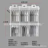Armario metálico modular 1.1-2.5 m de ancho perchero abierto apartamento pequeño perchas dormitorio columna AA almacenamiento