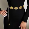 Accesorios de Cadena para la Cintura para Mujeres, Estilo Étnico Bohemio Retro, Cinturón de Cadena de Metal Plateado de Alta Gama con Cinturón de Falda