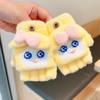Guantes pequeños para niños, conjunto de medio dedo para bebé, niña y niño, de invierno, gruesos, cálidos, a prueba de viento, conjunto de cinco dedos para bebé de un año