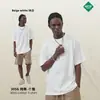 Fábrica Transfronteriza Primavera/Verano 2026 Marca de Moda 305g Corte Holgado Camiseta Básica de Manga Corta para Hombre Niebla Tono Tierra Algodón Puro Camiseta para Hombre