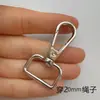 Llavero con resorte de gancho engrosado, hebilla para bolso, herraje para equipaje, placa de hebilla para perro mascota, hebilla giratoria universal