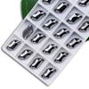 Taladro de imitación austriaco de alta calidad, de forma especial, de fondo plano, cosido a mano, con hebilla plana en forma de S, para bricolaje, accesorios de joyería con diamantes de imitación para ropa, taladro de vidrio