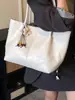 Bolsa Casual Grande Capacidade Yuezi para Mulheres 2026 Primavera Novo Estilo Bolsa de Ombro de Mão de Alto Valor Bolsa Tote para o Dia a Dia