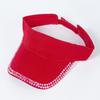 Boné de Verão Esportivo Outdoor com Topo Vazio Protetor Solar Feminino Casal Coreano com Abertura para Rabo de Cavalo Rosto Exposto Boné Pequeno Protetor Solar