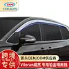 Tixinrui es Adecuado para Volkswagen Weiran Deflectores de Lluvia, Deflectores de Lluvia para Ventanas, Deflectores de Lluvia, Accesorios de Deflectores de Lluvia Modificados con Galvanizado de Platino
