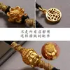 Xizang corda pura tecida à mão corda de pingente de ouro corda de pingente de jade corda de colar de cera de abelha cabeça de Buda Buda corda de pingente de alta qualidade