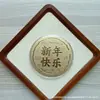 Shuibei Panqueca de Ouro Ouro Puro Flocos de Ouro 999 Panqueca de Ouro 520 Feliz Aniversário Princesa Fique Rico Loja de Ouro Lembrança Presente