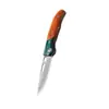 Cuchillo Portátil para Exteriores EDC Acero de Damasco y Madera de Colores Diseño de Doble Mango Afilado y Duradero Cuchillo para el Hogar y Camping