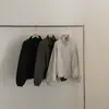 Outono 2026 Novo Estilo Coreano Solta Casual Versátil Liso Gola Alta Cordão Jaqueta Trench Coat de Alta Qualidade