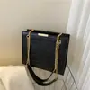 Bolso Grande Casual de Cadena de Color Sólido para Mujer, de Hombro Único o Cruzado, Moda Casual Tendencia 2023