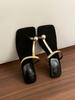 Sandalias y Pantuflas de Verano 2025 de Nuevo Estilo con Punta Descubierta para Uso Exterior Zapatos de Mujer Tacón Fino con Falda Sandalias Elegantes de Tacón Alto Negras