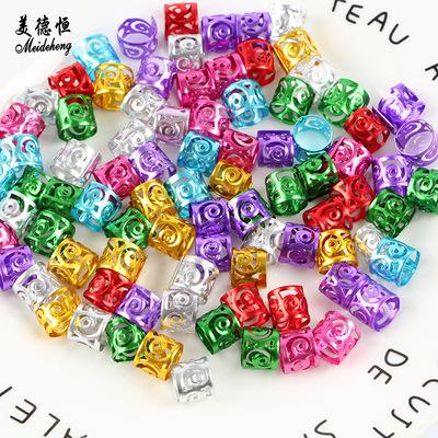 假发脏辫接发环电镀金属大辫子接发扣头饰配件辅料装饰环厂家直销