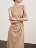 Al por mayor transfronterizo moda femenina más vendida verano versátil estilo francés cintura fruncida vestido midi HBZW800699