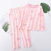 Conjunto de Ropa para el Hogar de Algodón de Bambú para Niños 2023 Nuevo Ropa de Aire Acondicionado de Manga Larga para Niñas Ropa de Otoño para Bebé Conjunto de Ropa Interior Larga