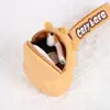 Linda Cartera de Silicona de Capibara, Bolsa de Dibujos Animados para Niños, Bolsa de Almacenamiento Portátil, Tarjetero, Bolsa para Auriculares, Colgante Pequeño