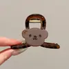 Pinza para el pelo versátil estilo coreano dopamina pinza de tiburón japonesa y coreana accesorio para el pelo pinza grande de alta gama para la parte posterior de la cabeza