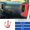 Adequado para 14-18 Gmc 1500 Modificação de Interior de Carro Saída de Ar do Passageiro Preto Piano Adesivo Decorativo