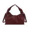 Bolso nube de nicho minimalista nuevo, bolso de mano coreano de cuero suave para el día a día, bolso de hombro y cruzado de alta gama, bolso tipo empanada