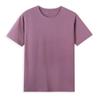 Nova 220g 40 fios duplos penteado algodão T-shirt verão Courier macacão manga curta camiseta de secagem rápida personalizado