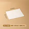 Bandeja rectangular de bambú y madera para servir, plato para salsas, plato para barbacoa, tapete de papel de aceite, uso comercial y doméstico, plato con doble oreja