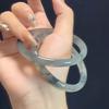 Pulseira de guizos de espinhos de rosa de jade de vidro de um passo pulseira de vidro de nove cores passo proibido pulseira de namoradas presente de verão