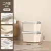 Caja de Almacenamiento, Caja Organizadora con Ruedas, Caja de Almacenamiento de Plástico de Gran Capacidad con Tapa para Uso Diario en el Hogar, Juguetes, Ropa