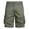 Pantalones Cortos de Trabajo Multibolsillos para Hombre, Nuevo Estilo Verano 2025, Algodón Lavado, Duraderos Casuales hasta la Rodilla, Corte Holgado