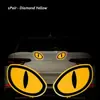 Matador de Luces Altas para Coche Ojo de Gato Pegatina Reflectante de Advertencia para Carro Ojo de Diablo Pegatina Decorativa Personalizada para Coche