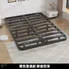 Cama flotante para dormitorio principal, diseño moderno minimalista, sin cabecero, cama de hierro, cama de princesa, adecuada para propiedades de alquiler, individual o doble, cama con estructura de acero reforzado